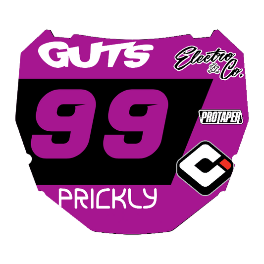 CUSTOM ODI NUMBER PLATE DECAL