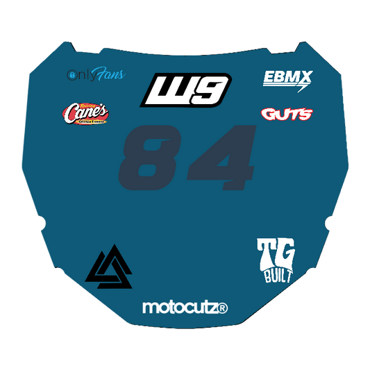 CUSTOM ODI NUMBER PLATE DECAL