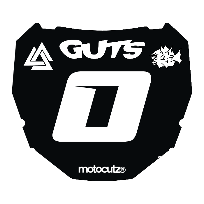 CUSTOM ODI NUMBER PLATE DECAL