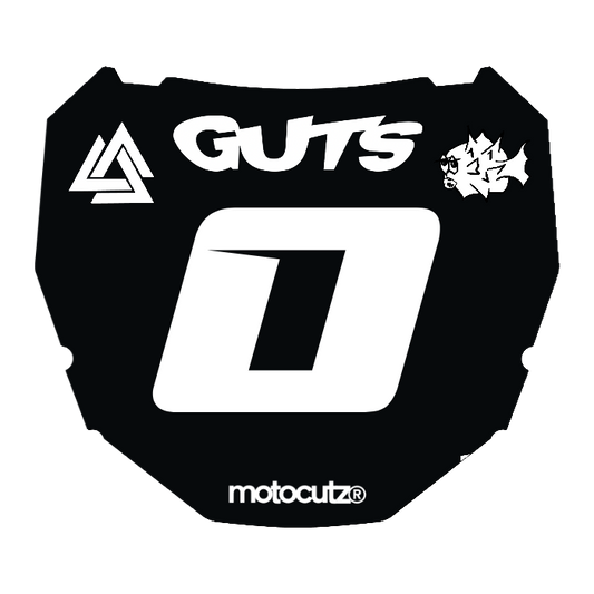 CUSTOM ODI NUMBER PLATE DECAL