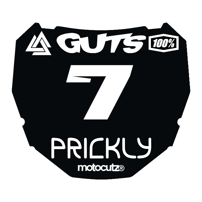 CUSTOM ODI NUMBER PLATE DECAL