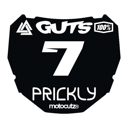 CUSTOM ODI NUMBER PLATE DECAL