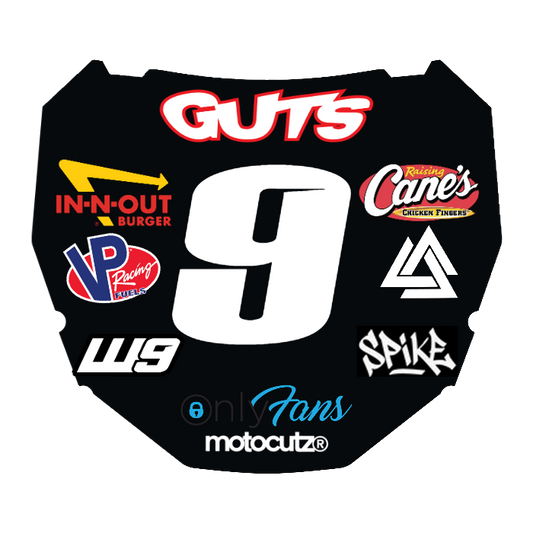 CUSTOM ODI NUMBER PLATE DECAL