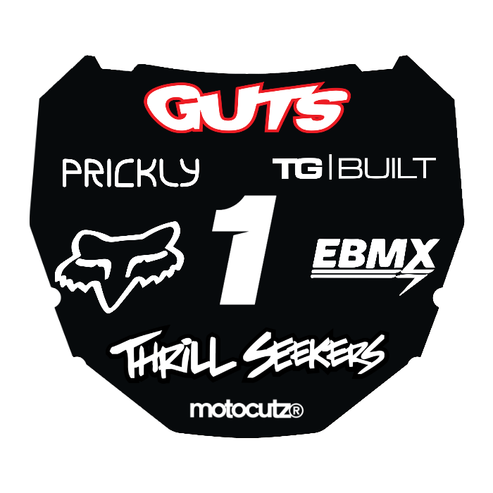 CUSTOM ODI NUMBER PLATE DECAL
