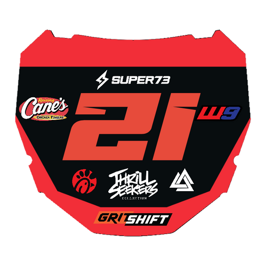 CUSTOM ODI NUMBER PLATE DECAL