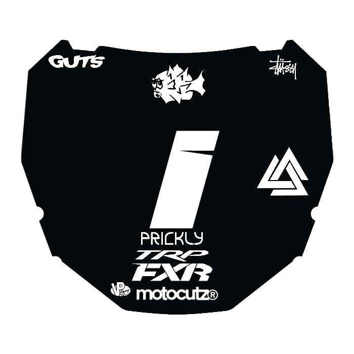 CUSTOM ODI NUMBER PLATE DECAL