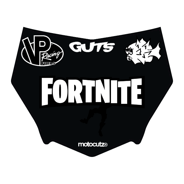 CUSTOM MOTOCUTZ FRONT PLATE DECAL