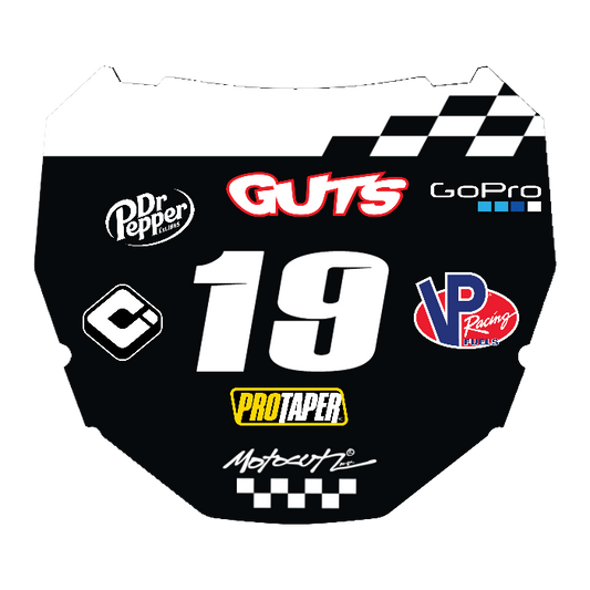 CUSTOM ODI NUMBER PLATE DECAL