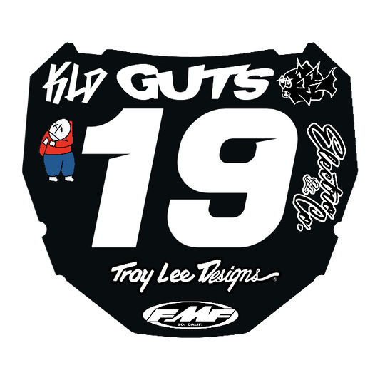 CUSTOM ODI NUMBER PLATE DECAL