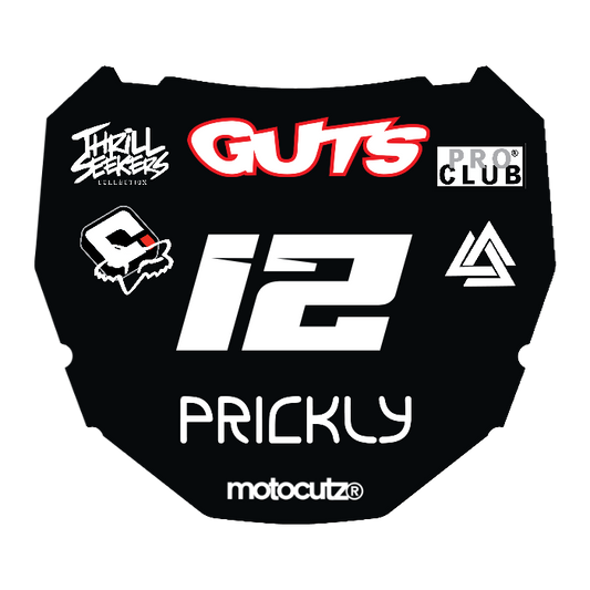CUSTOM ODI NUMBER PLATE DECAL