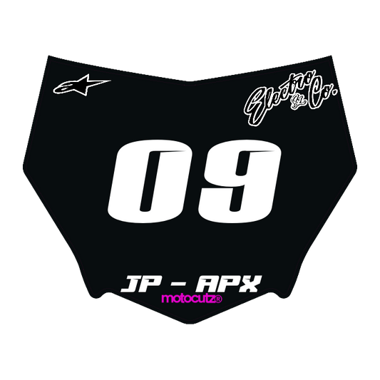 CUSTOM MOTOCUTZ FRONT PLATE DECAL