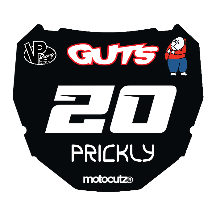 CUSTOM ODI NUMBER PLATE DECAL
