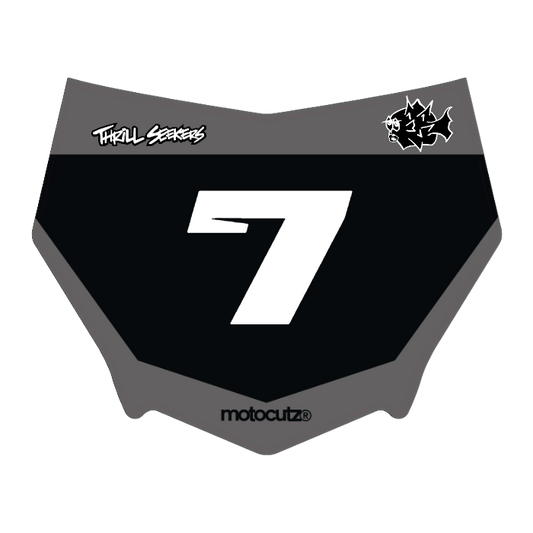 CUSTOM MOTOCUTZ FRONT PLATE DECAL