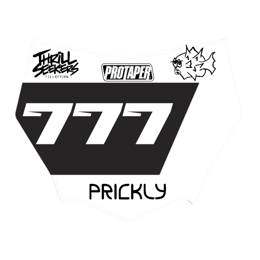 CUSTOM MOTOCUTZ FRONT PLATE DECAL