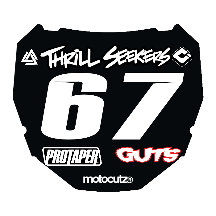 CUSTOM ODI NUMBER PLATE DECAL
