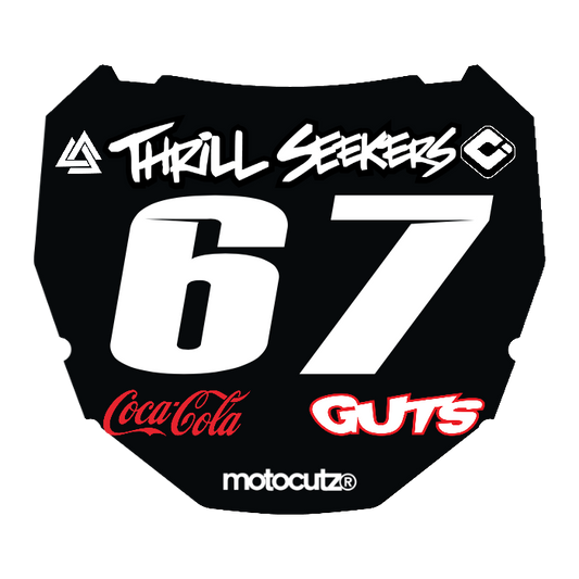 CUSTOM ODI NUMBER PLATE DECAL