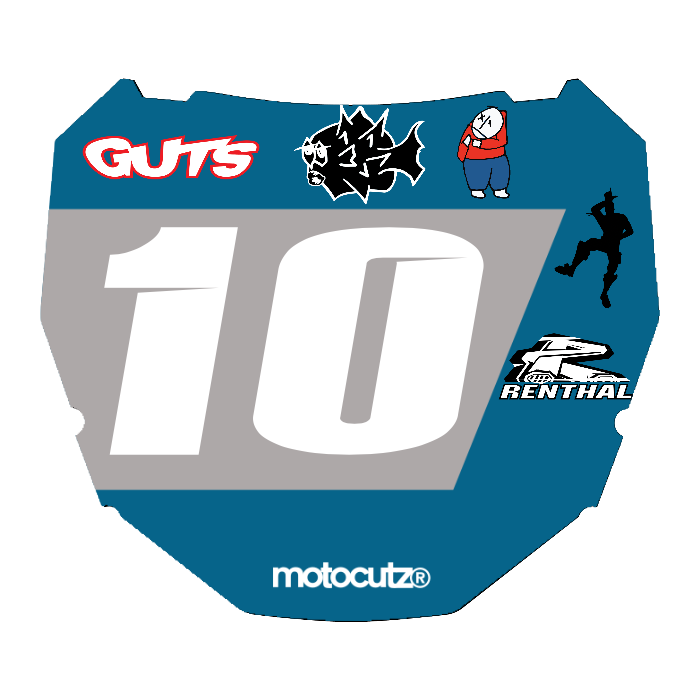 CUSTOM ODI NUMBER PLATE DECAL