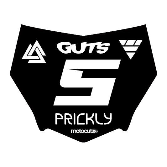CUSTOM MOTOCUTZ FRONT PLATE DECAL