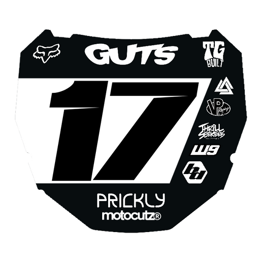 CUSTOM ODI NUMBER PLATE DECAL