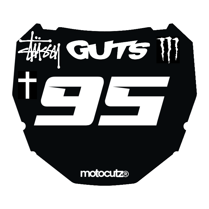 CUSTOM ODI NUMBER PLATE DECAL