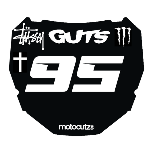CUSTOM ODI NUMBER PLATE DECAL