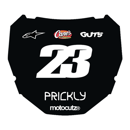 CUSTOM ODI NUMBER PLATE DECAL