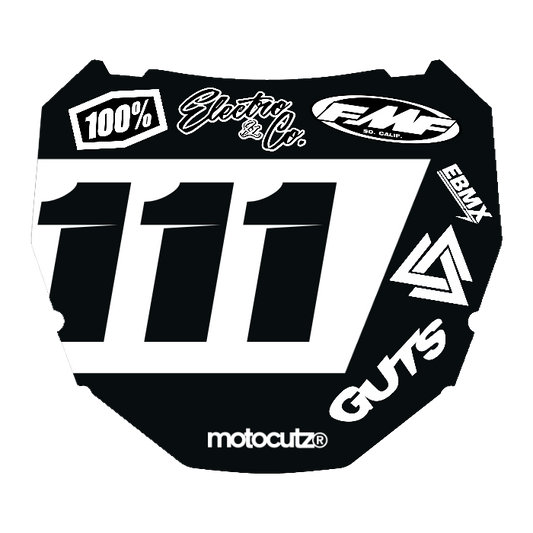 CUSTOM ODI NUMBER PLATE DECAL