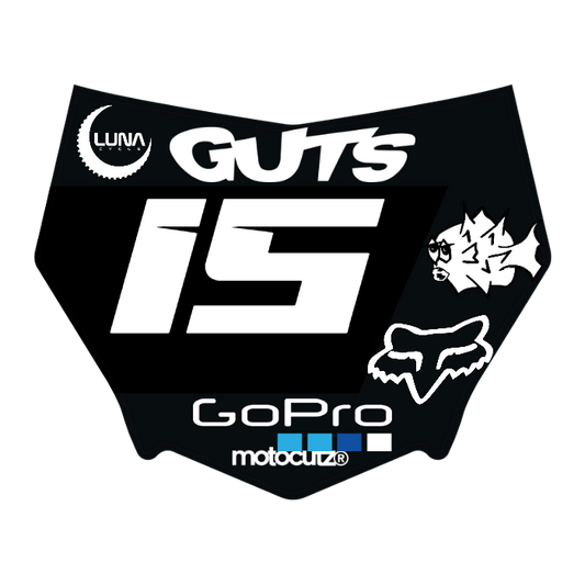CUSTOM MOTOCUTZ FRONT PLATE DECAL