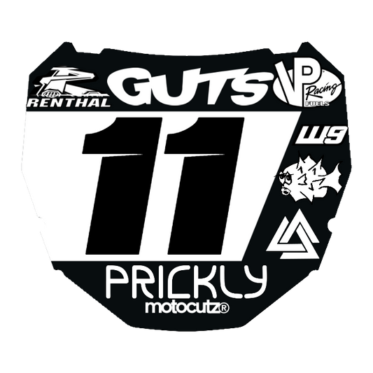 CUSTOM ODI NUMBER PLATE DECAL