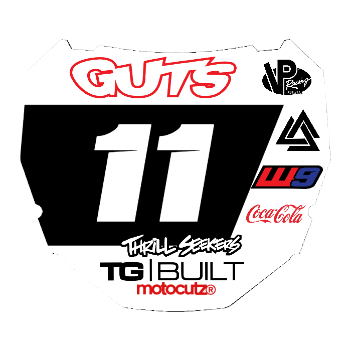 CUSTOM ODI NUMBER PLATE DECAL