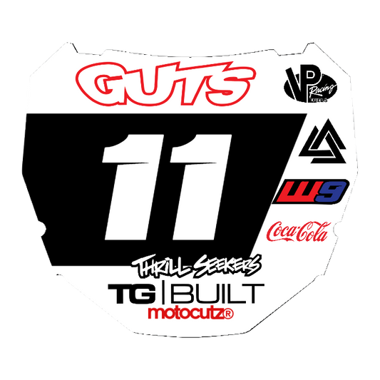 CUSTOM ODI NUMBER PLATE DECAL