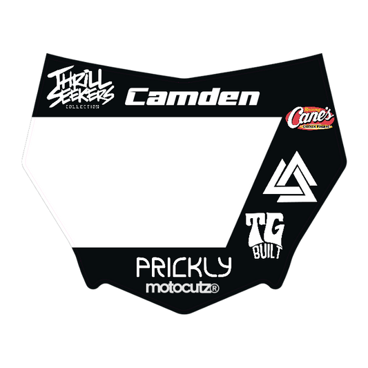 CUSTOM MOTOCUTZ FRONT PLATE DECAL