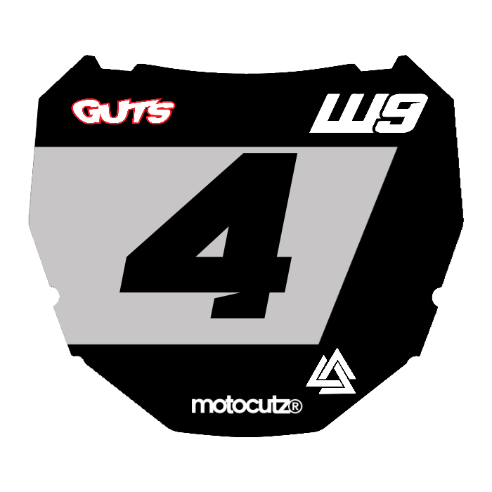 CUSTOM ODI NUMBER PLATE DECAL