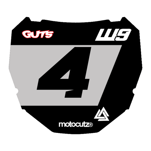CUSTOM ODI NUMBER PLATE DECAL