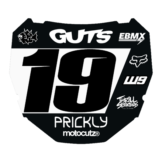 CUSTOM ODI NUMBER PLATE DECAL