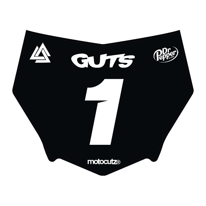 CUSTOM MOTOCUTZ FRONT PLATE DECAL