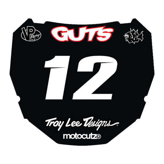 CUSTOM ODI NUMBER PLATE DECAL