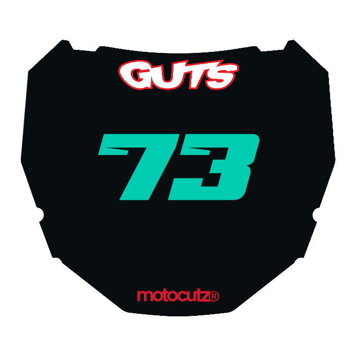 CUSTOM ODI NUMBER PLATE DECAL