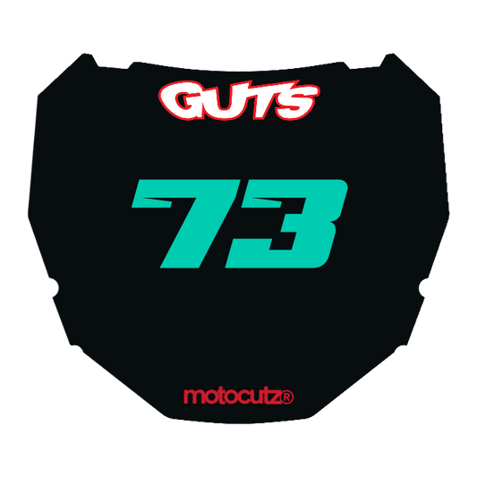 CUSTOM ODI NUMBER PLATE DECAL