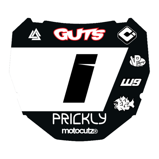 CUSTOM ODI NUMBER PLATE DECAL