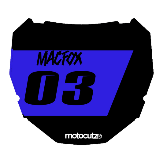 CUSTOM ODI NUMBER PLATE DECAL