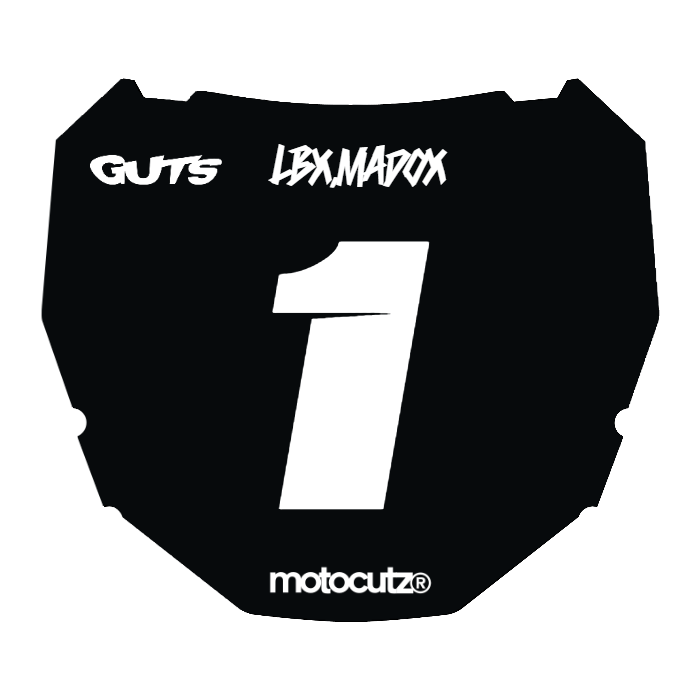 CUSTOM ODI NUMBER PLATE DECAL