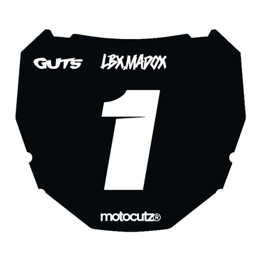 CUSTOM ODI NUMBER PLATE DECAL