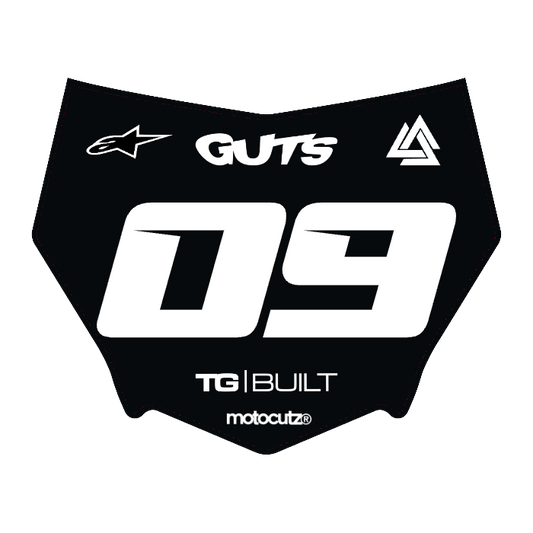 CUSTOM MOTOCUTZ FRONT PLATE DECAL