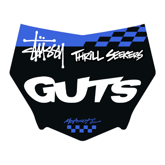 CUSTOM MOTOCUTZ FRONT PLATE DECAL