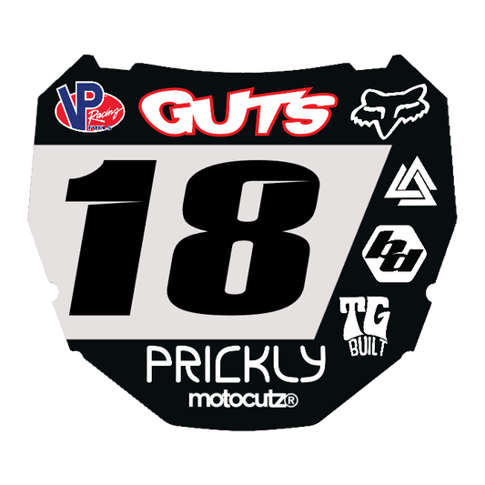 CUSTOM ODI NUMBER PLATE DECAL