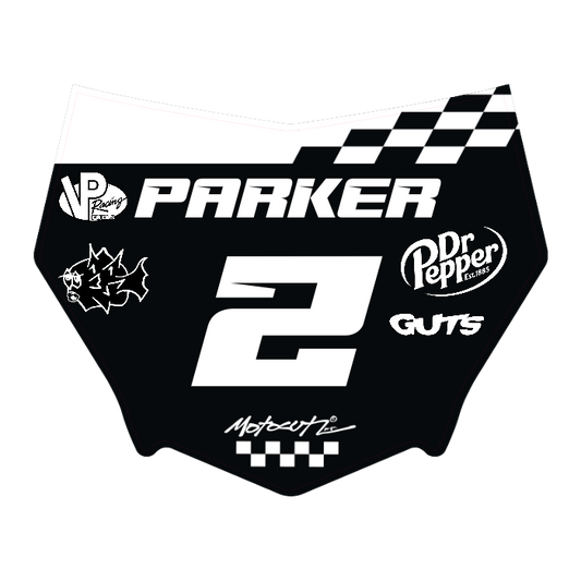 CUSTOM MOTOCUTZ FRONT PLATE DECAL