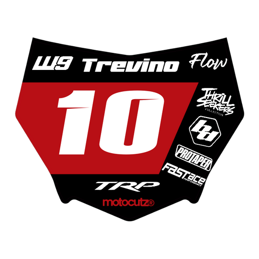 CUSTOM MOTOCUTZ FRONT PLATE DECAL