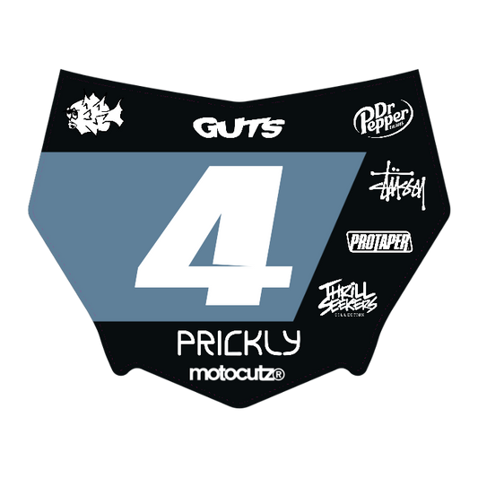 CUSTOM MOTOCUTZ FRONT PLATE DECAL