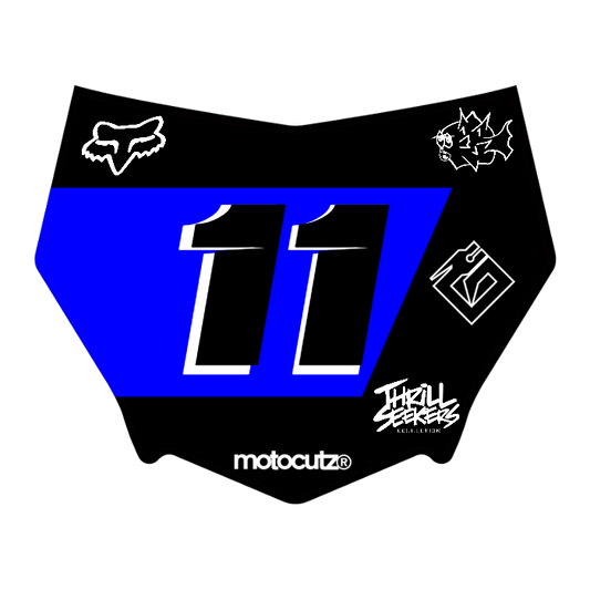 CUSTOM MOTOCUTZ FRONT PLATE DECAL